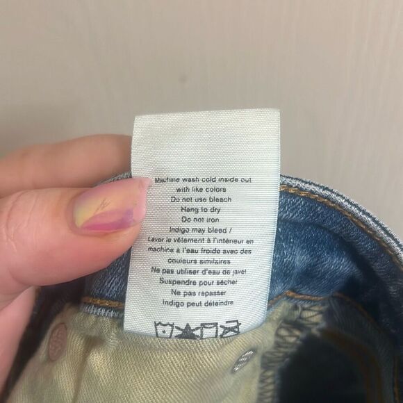 ✨Rag & Bone Nina High Rise Skinny Buttons Frayed Hem Sz 30 Jeans✨ - Picture 12 of 13